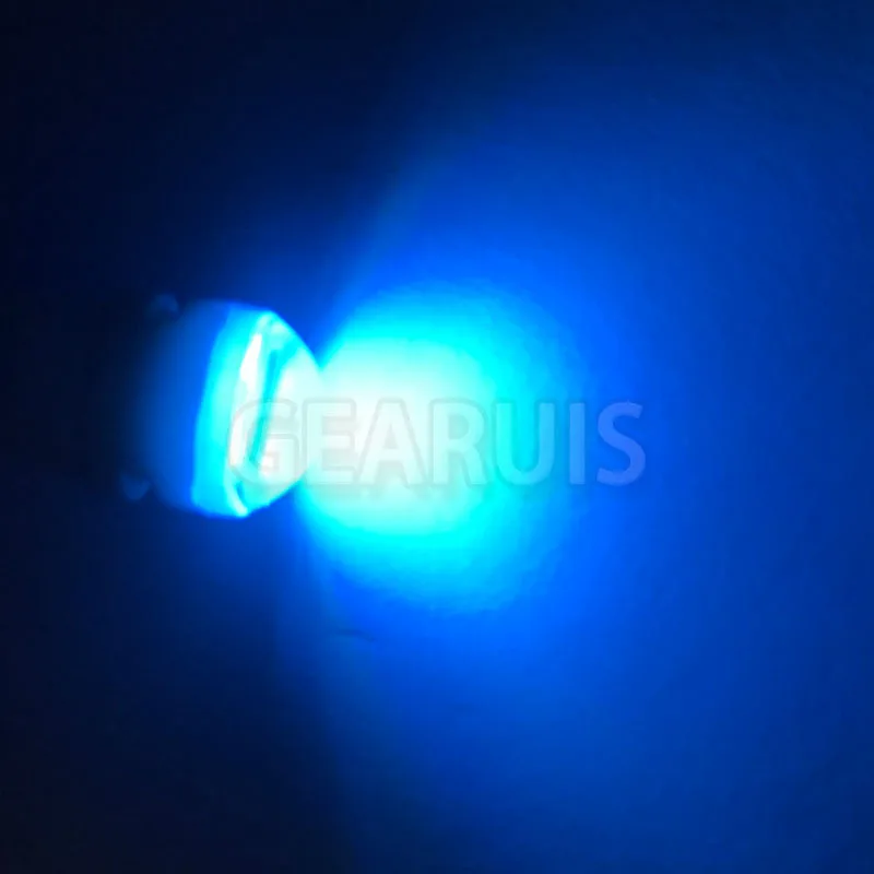 100 шт. T10 Керамика 3 SMD 2835 Светодиодный 20MA римская колонна прозрачные линзы W5W 194 501 Стандартный клиновидный для салона Свет парковочная лампа