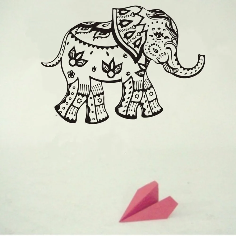 Настенные 3D наклейки в скандинавском стиле с рисунком животных слона мандалы