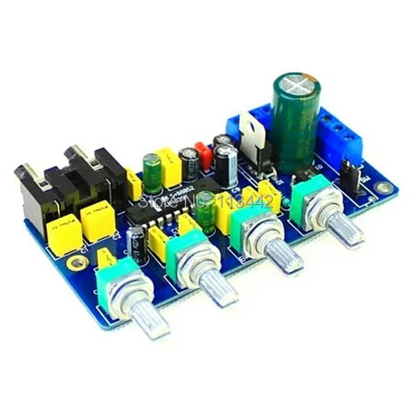 Топ cofrLD Высочайшее качество DC 12 В LM1036N AC/DC HIFI Тон Плата Управления Комплект Стерео