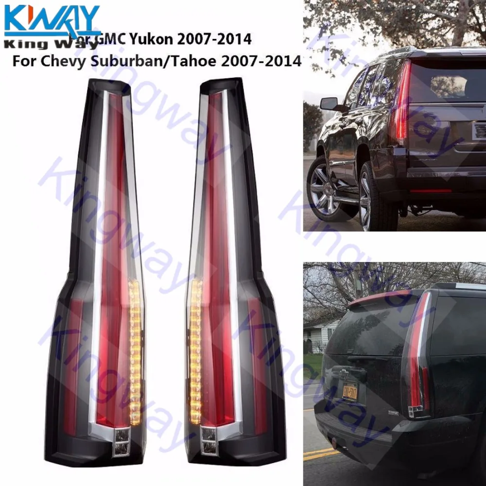 Бесплатная доставка King Way светодиодный задние фонари для 2007 2014 Chevy Chevrolet Tahoe GMC Юкон