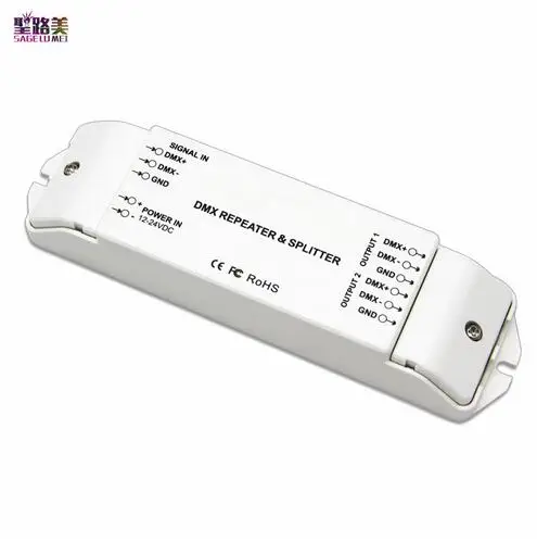 Ретранслятор мощности сигнала BC 812 DMX512 усилитель DMX светодиодный Усилитель 1 2