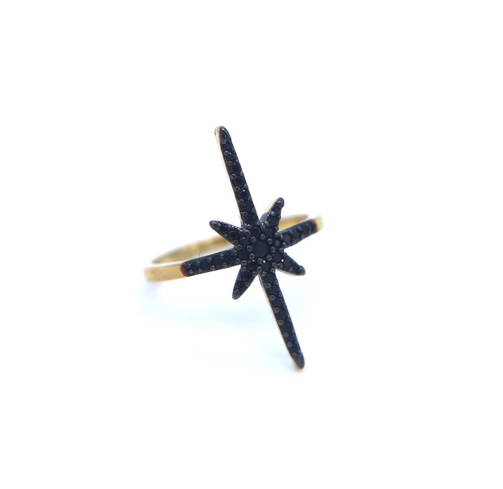 Anillos Promotion Sale Copper Party 2019 Newest Fashion Women Finger Star Rings With Cz Paved Tiny Stack Ring For Jewelry GiftS | Украшения