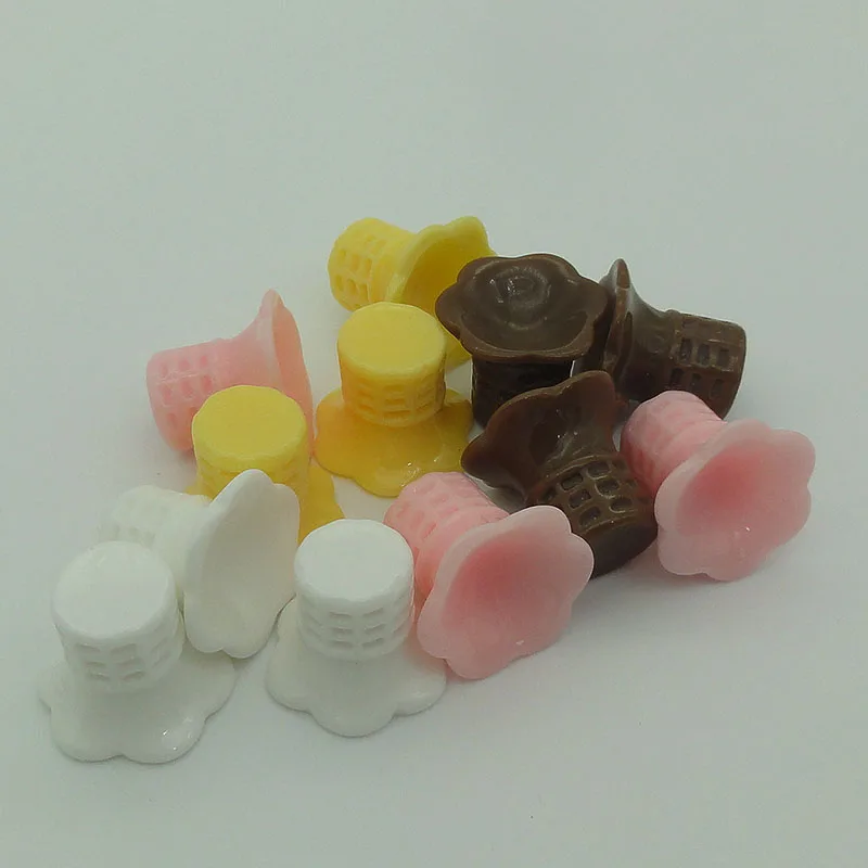 10 шт./лот твердая смола красочные сосуды собирать 18 мм украшение для скрапбукинга