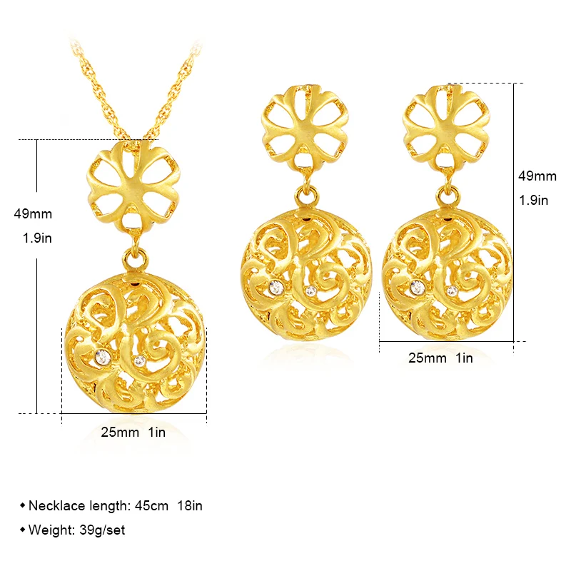 Комплект ювелирных изделий Sunny Jewelry для женщин ожерелье серьги кулон