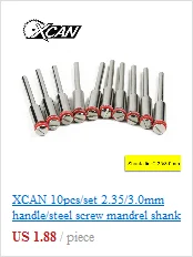 XCAN 10 шт нержавеющая сталь/нейлон/Латунь Карандаш колеса кисти 3,0 мм хвостовик для вращающихся инструментов dremel