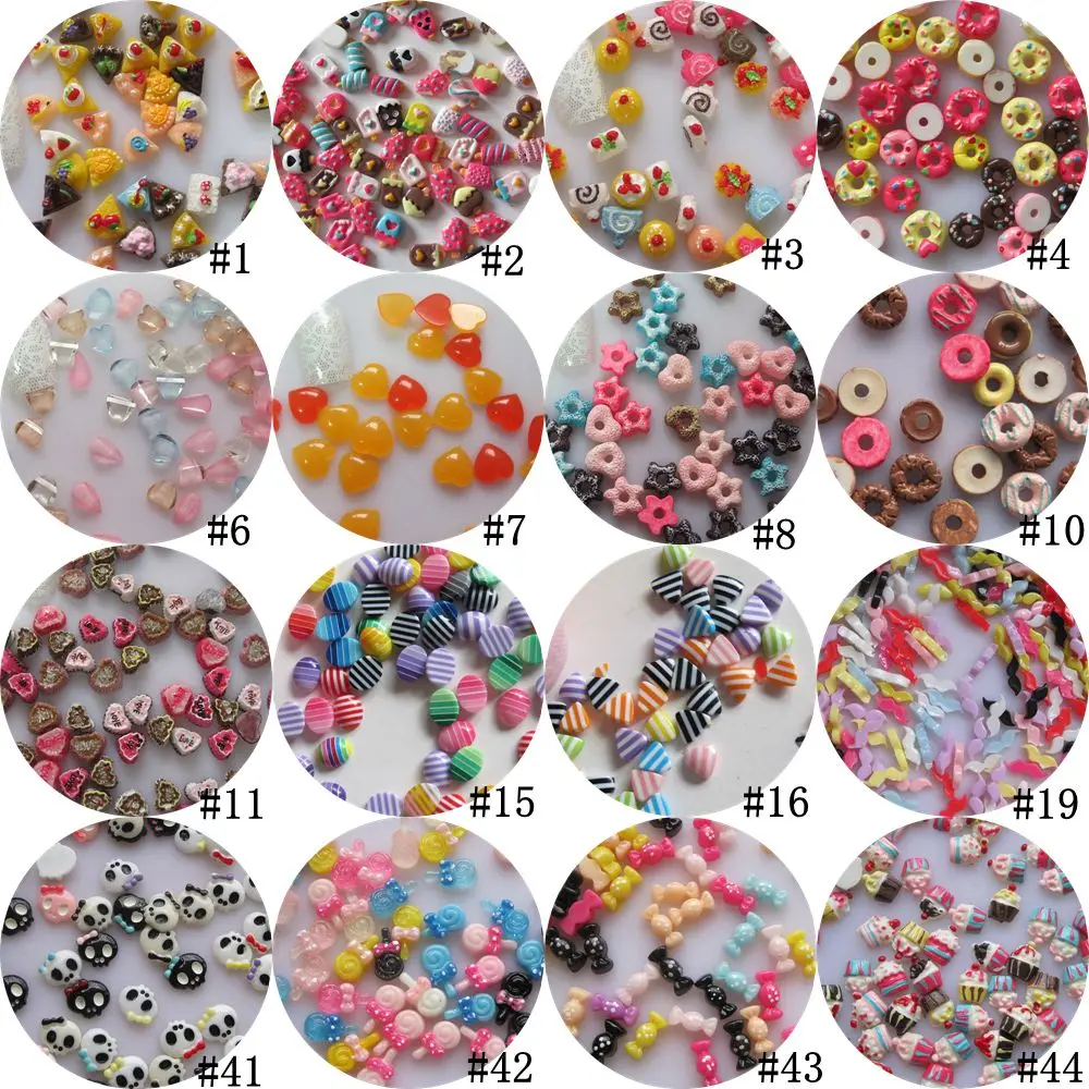 30 звёзд разных дизайнов в сумке леденец пончики сердце конфеты Череп голова из