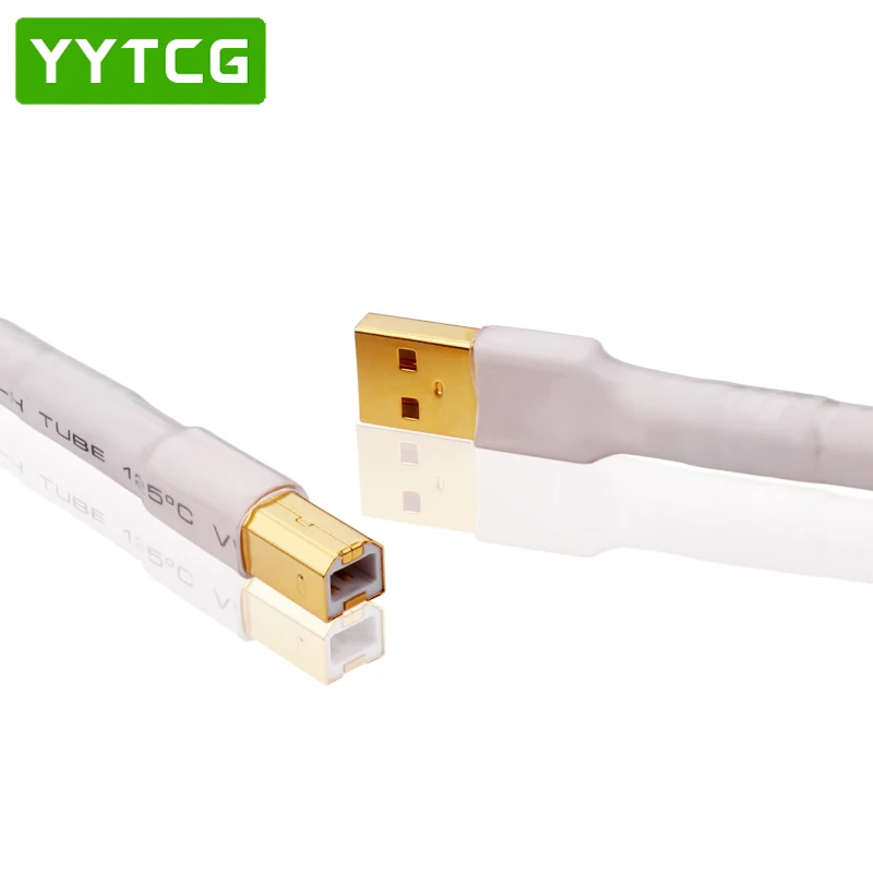 YYTCG Hifi USB кабель высокого качества тип А-тип в Hifi кабель для передачи данных для ЦАП