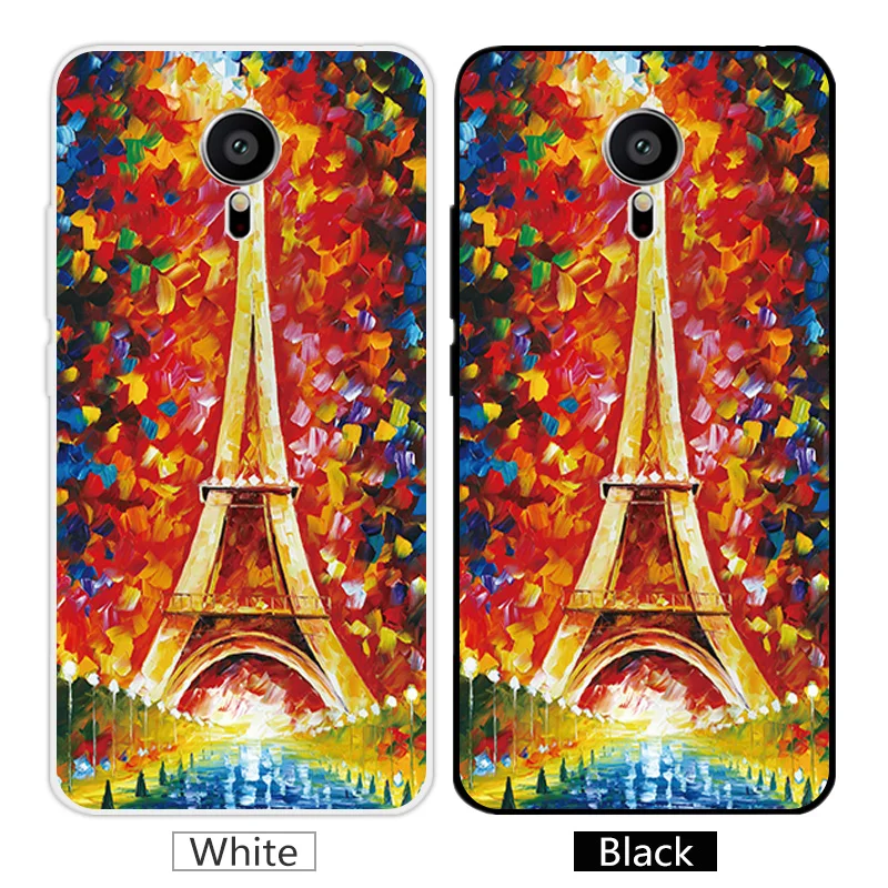 5.5 inch for Meizu MX5 M575M M575U Transparent Silicone Jellyfish Phone Case MX 5 Black Back Matte Cover Coque |