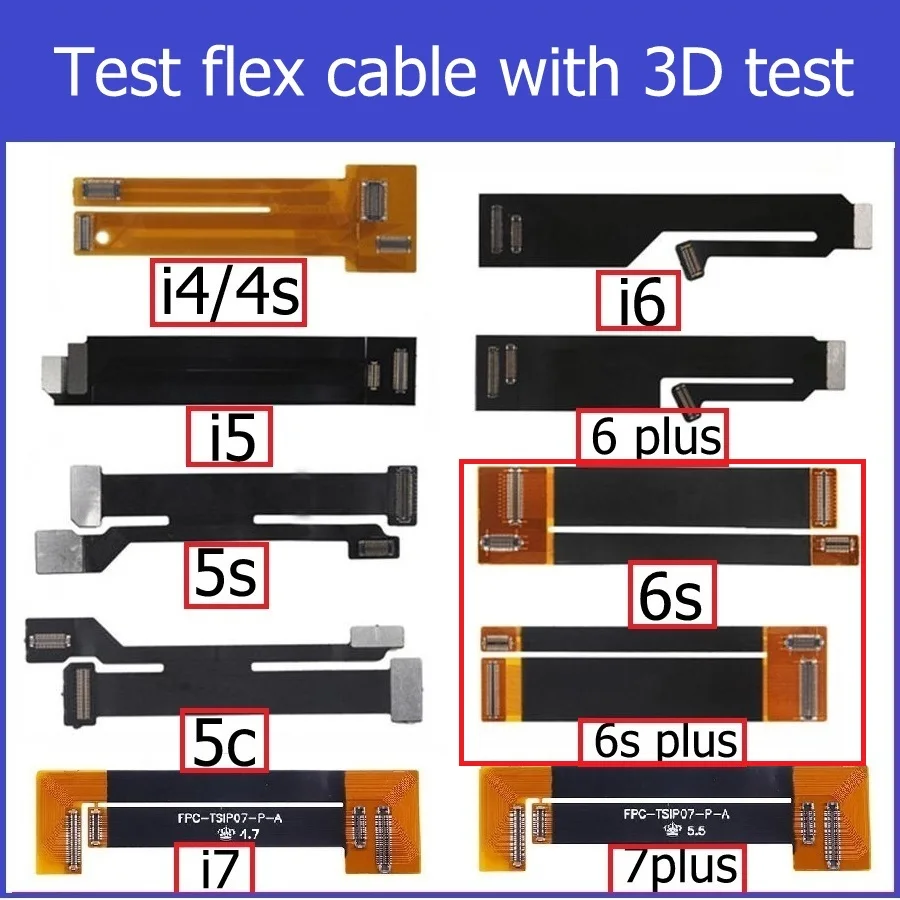 1 комплект новый тестер для сенсорного экрана и ЖК дисплея гибкий кабель iPhone 4 4s 5 5c