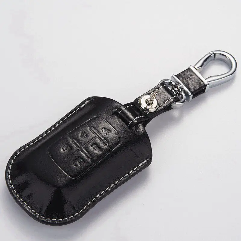 Кожаный Автомобильный Чехол для брелка с ключом Buick LaCrosse Regal Chevy Malibu Equinox GMC Terrain