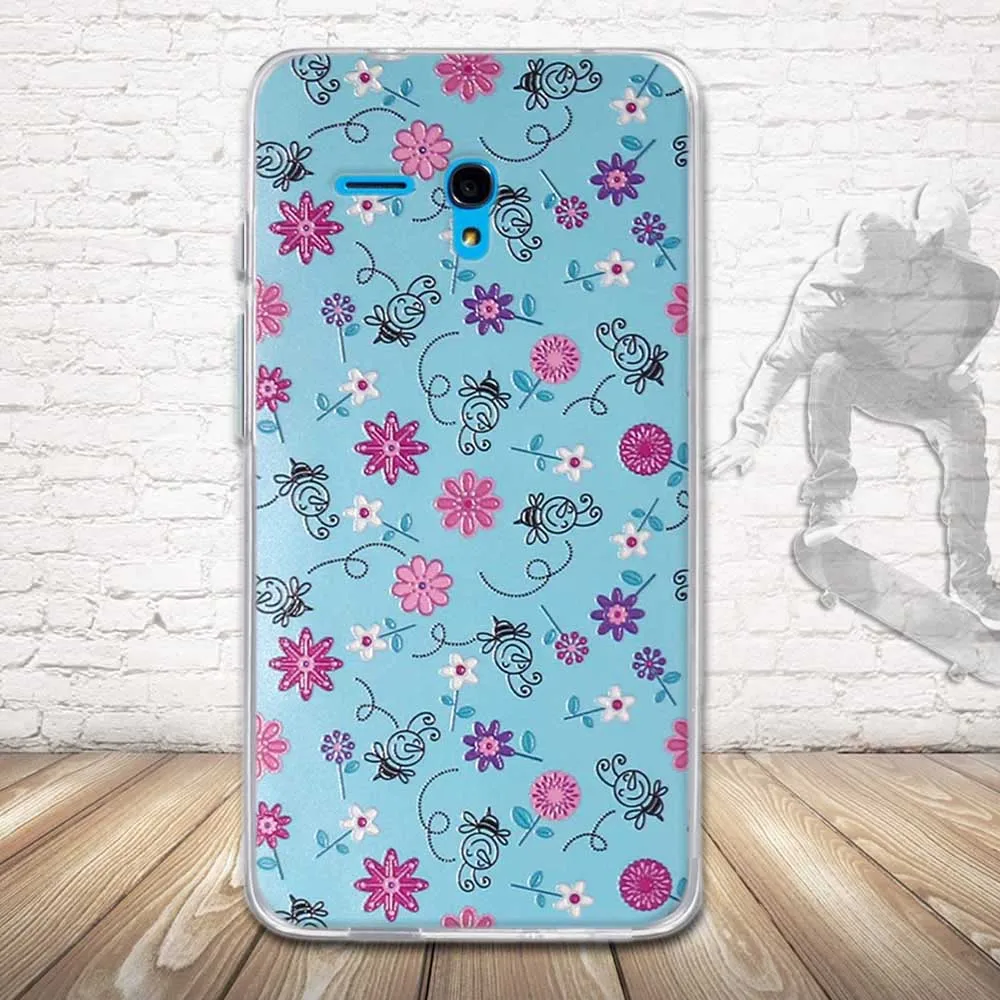 Чехол для Alcatel One Touch Fierce XL 5054D мягкий силиконовый чехол из ТПУ 5054 чехол|Бамперы| |
