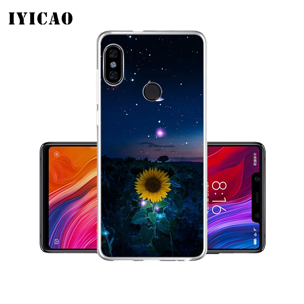 IYICAO летний Мягкий силиконовый чехол для телефона Xiaomi Mi 9 8 SE 6 A1 A2 Lite F1 MIX2S