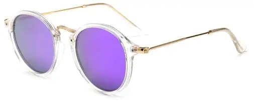 C4 purple purple Классические брендовые металлические круглые солнцезащитные очки, мужские дизайнерские Роскошные Винтажные Солнцезащитные очки для вождения, женские поляризованные солнцезащитные очки в черепаховом стиле - Цвет линз: C4 purple purple