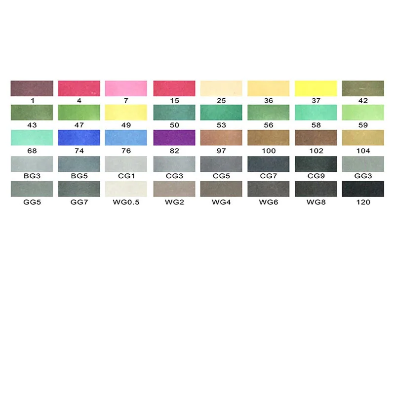 Landscape 40 colors Улучшенный 40/60/80/120/160 Цвета ручка маркер комплект Dual Head эскиз маркеры кисточки ручка для рисования манга анимация дизайн товары для рукоделия - Цвет: Landscape 40 colors
