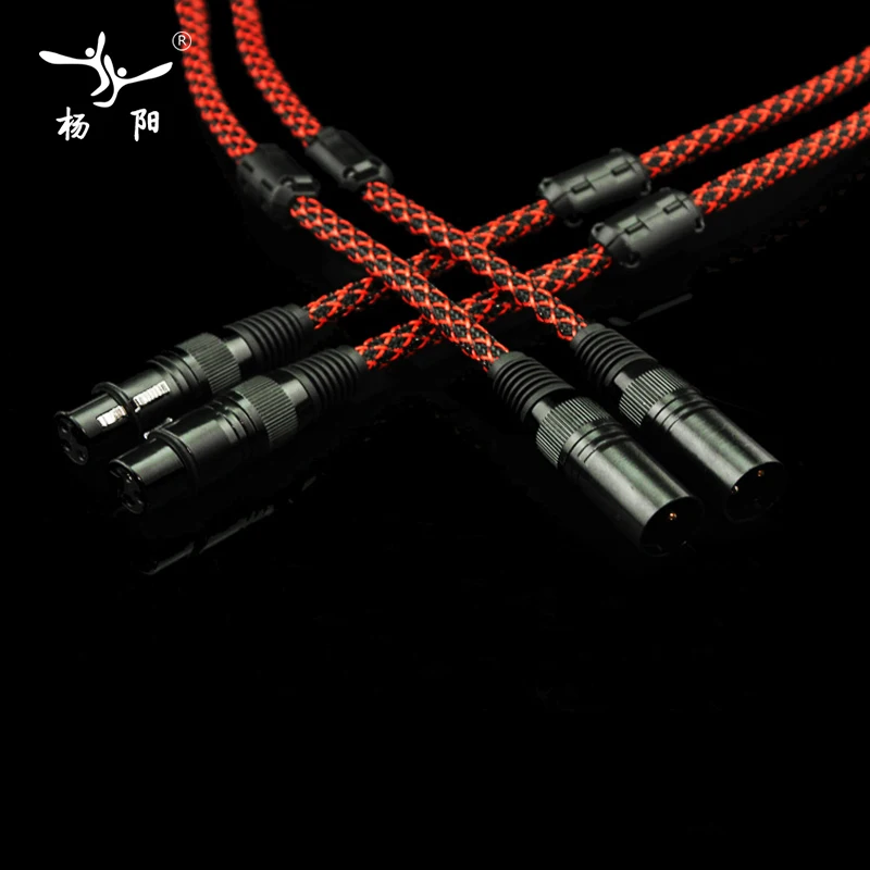 YYAUDIO 1 пара Hifi 2 XLR штекер гнездо балансировочный аудиокабель высокая