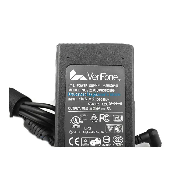 Подлинное UP036C509 CPS10936 5A 9 В 45 Вт Зарядное устройство для ноутбука VERIFONE адаптер