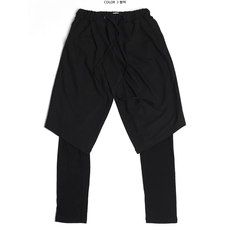 Pants Men Personalized Costume Gothic Men's Culottes Boot Cut Jeans Clothes 2020 Pantalon Homme Trousers Skirt | Мужская одежда