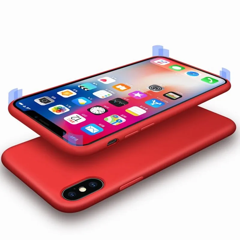 Жидкий силиконовый чехол для iPhone 7, 8, 6, 6s Plus, устойчивый к царапинам, защитный чехол для iPhone 11 Pro Max XR X XS Max, чехол