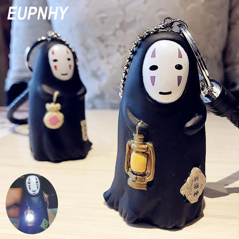 EUPNHY двусторонний светодиодный брелок без лица мужской со звуком аниме Подвесные