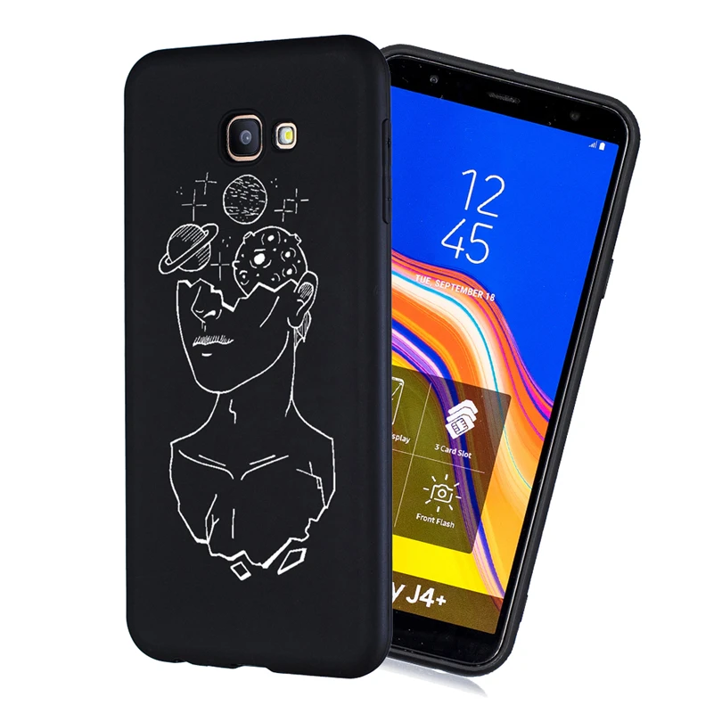 Силиконовый чехол для Samsung Galaxy J2 Pro J4 Plus 2018 J3 J5 2016 J6 J7 2017 окрашенный Мягкий ТПУ