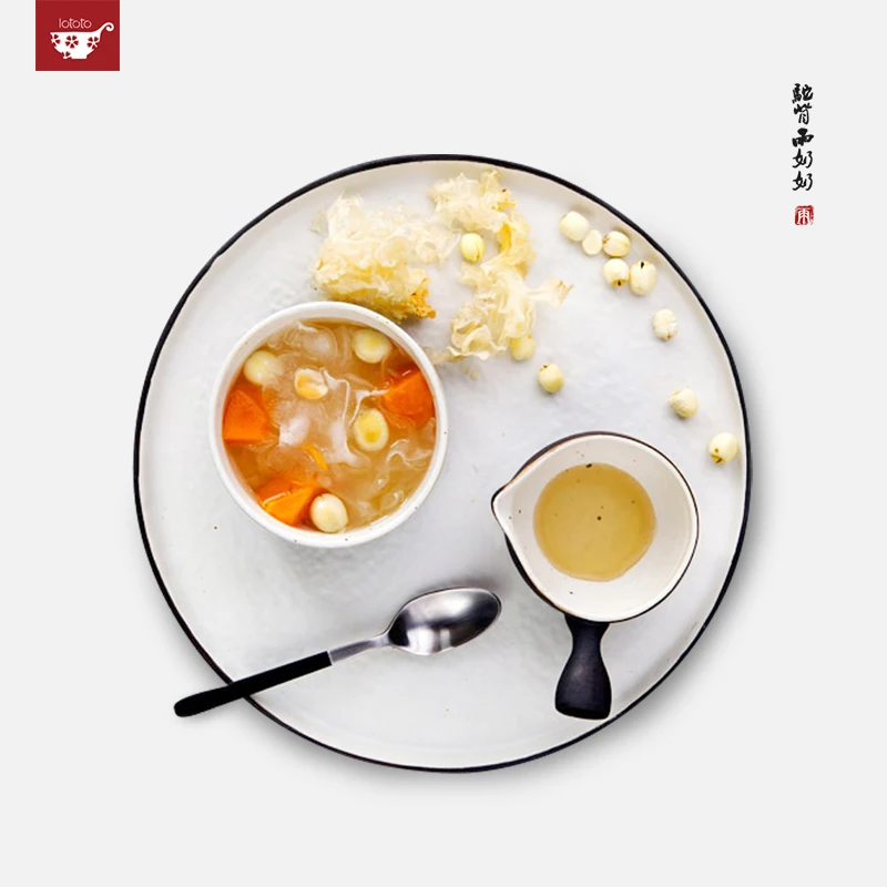 Тарелка для посуды Tausi креативная тарелка с толстыми искусственными