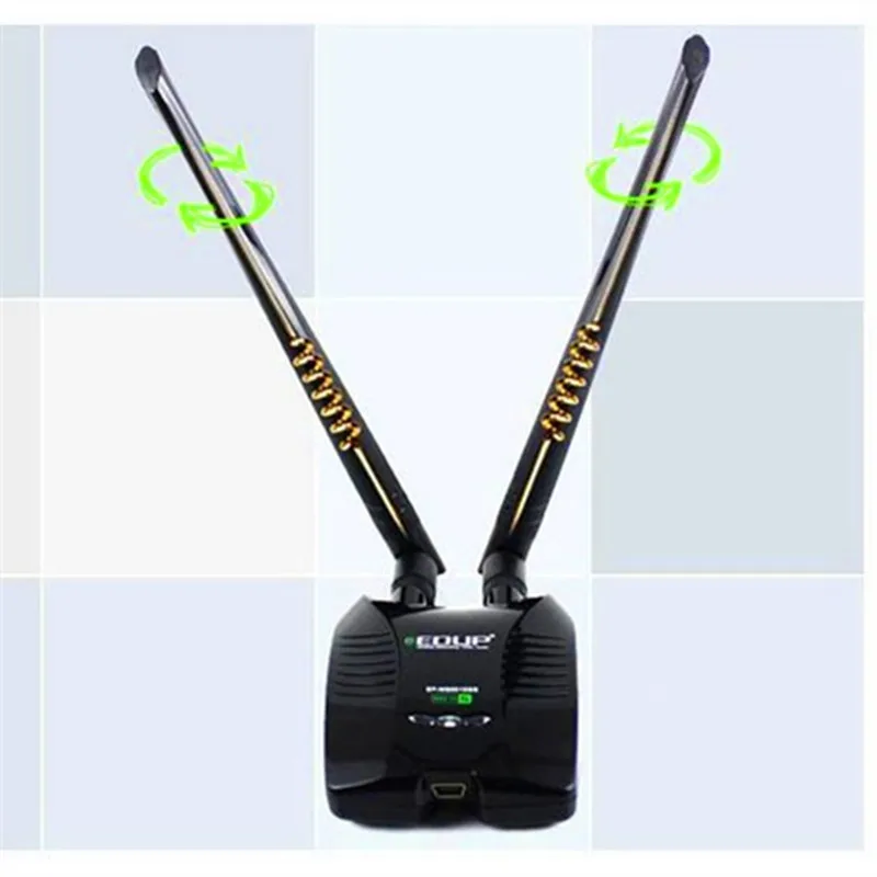 Высокая мощность wifi адаптер EDUP с высоким коэффициентом усиления двойной 6dbi антенны Ralink RT3070L беспроводной Usb адаптер сильный сигнал сетевая карта