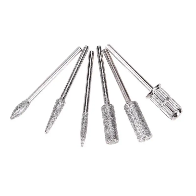 Dremel роторные инструменты дерево фрезерные заусенцы резак набор Dremel аксессуары мульти электрический ногтей сверла полировки 12 шт./компл./