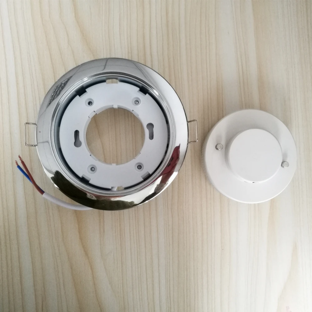 GX53 ламповый держатель фиксирующий светодиодный светильник для шкафа GX53 led GX53 светильник-розетка 1 шт. Белый Хром Цвет с проводом