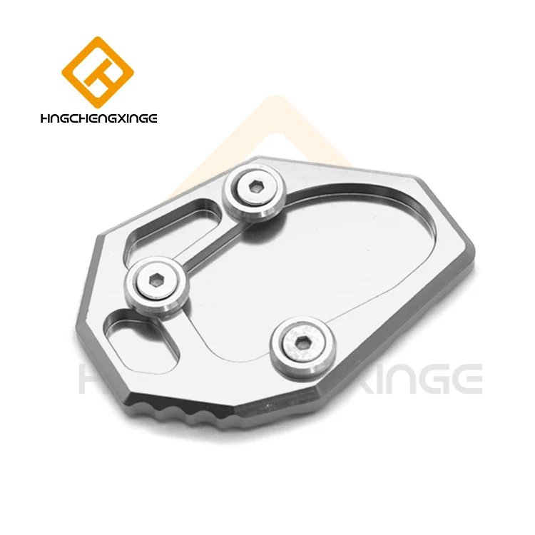 Мотоцикл Kickstand Foot сторона Стенд расширение Pad Поддержка пластина для Yamaha MT-07 FZ07 13-16