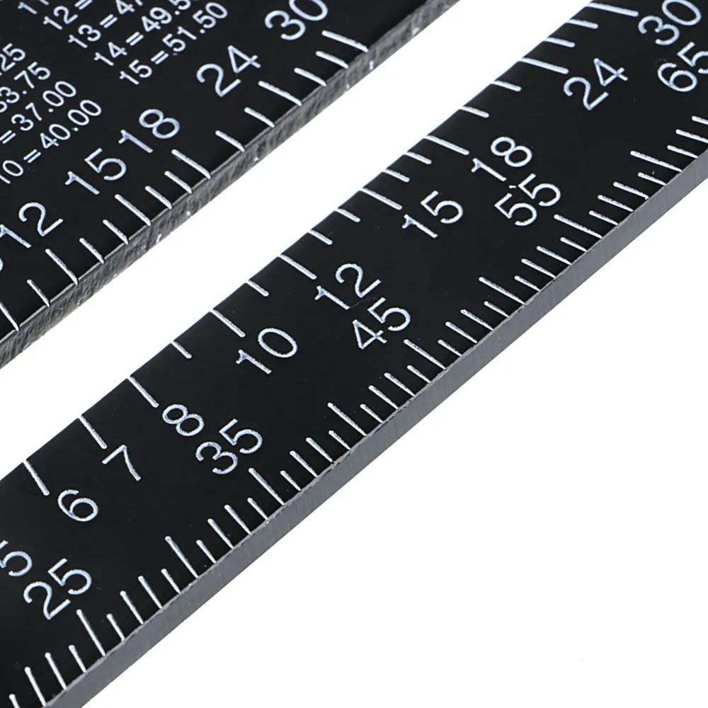 

7" Imperial system Black Aluminum Alloy Measure Speed Square Roofing Triangle C26