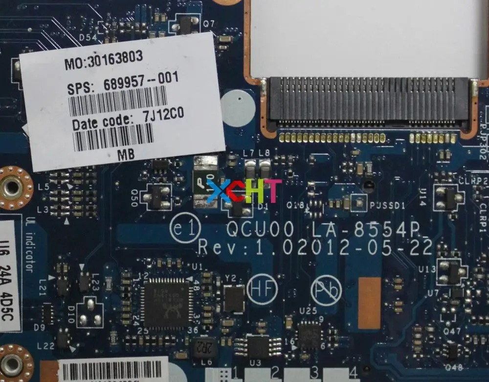 Для HP ENVY SPECTREXT 13 2000 серии 689957 001 601 QCU00 LA 8554P I5 3317U Материнская плата ноутбука