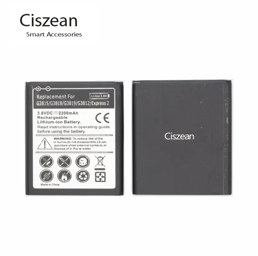 Ciszean 1x2200mAh EB L1L7LLU сменный литий ионный аккумулятор для Samsung Galaxy Express 2 G3815 G3818 G3819 G3812
