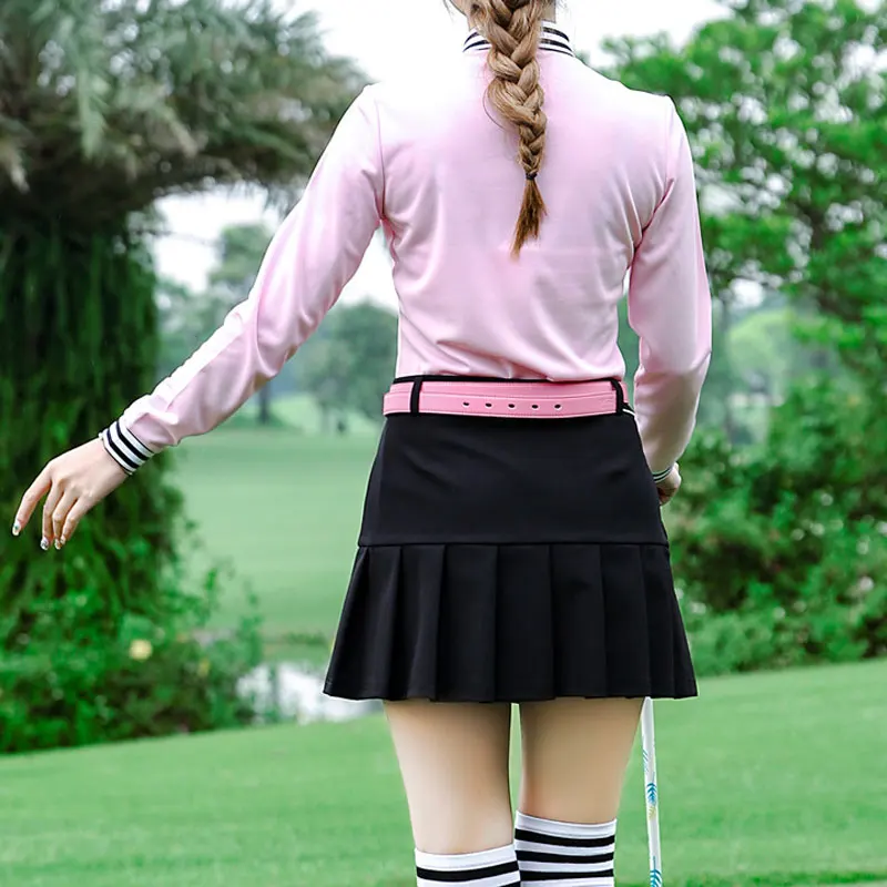 Pgm женская короткая мини-юбка в клетку + рубашки с длинными рукавами осенне-зимняя