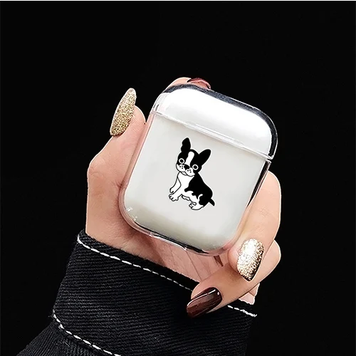 style G Милый прозрачный чехол для APPLE Airpods чехол Кристалл Bluetooth жесткий кейс для наушников беспроводные наушники зарядка коробка сумка - Цвет: style G