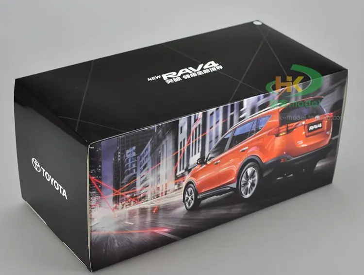 Модель игрушечного автомобиля Toyota RAV4 SUV из сплава Коллекция игрушечных