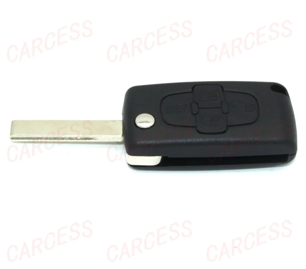 PG04066 Замена 4 кнопки дистанционного ключа ФОБ чехол лезвие для PEUGEOT 1007 CITROEN C8 с