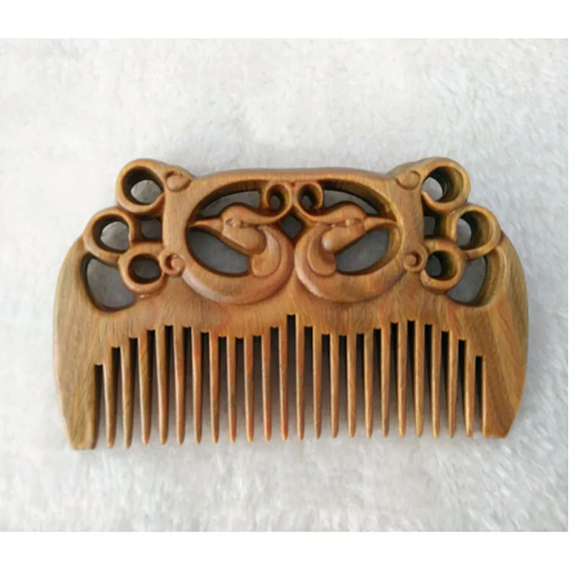 Расческа для волос ручной работы из сандалового дерева 1 шт.|wooden comb|massage hair brushhair