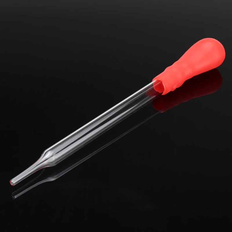 

12Pcs 10ml Glass Pipette Pipet Dropper Medicine Laboratory Dropper With Red Rubber Head Lab Supplies