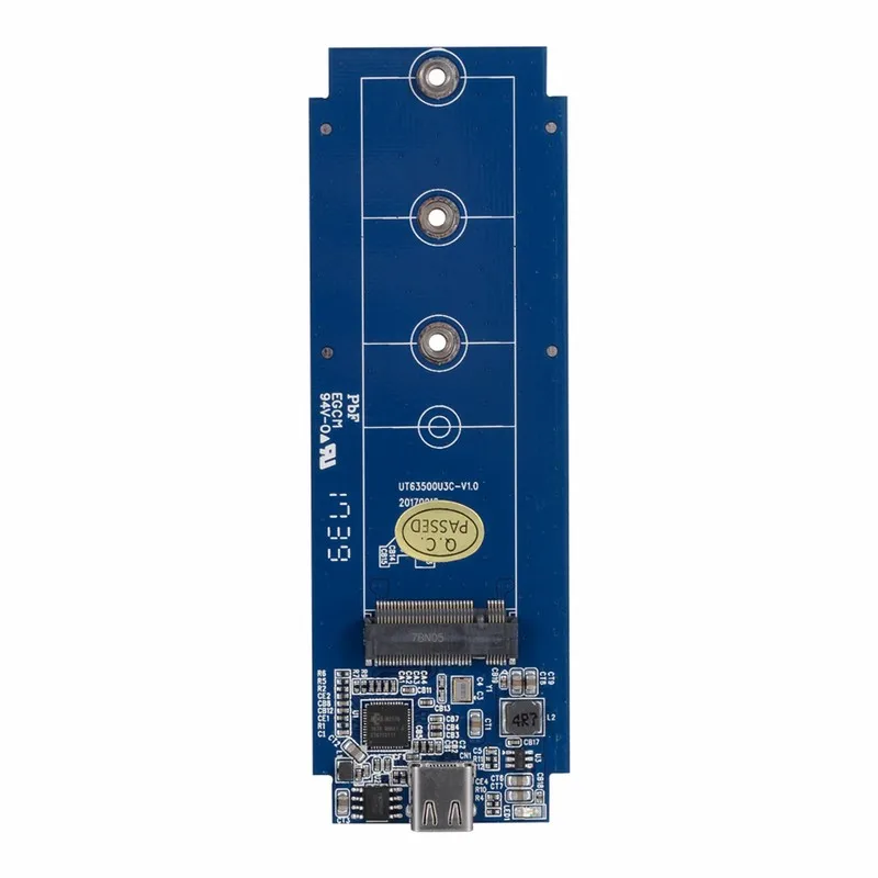 Uneatop UT63500U3C USB 3 1 Тип с разъемами типа C и M.2 NGFF SSD Алюминий внешний корпус для