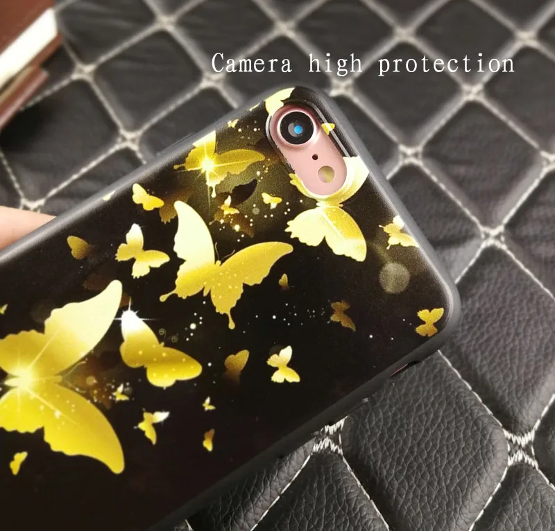 Huawei Honor 7A Pro Чехол, Модный Черный Мягкий ТПУ силиконовый чехол для задней крышки iPhone X 8 7 6 6 s Plus 5 SE чехол для телефона s