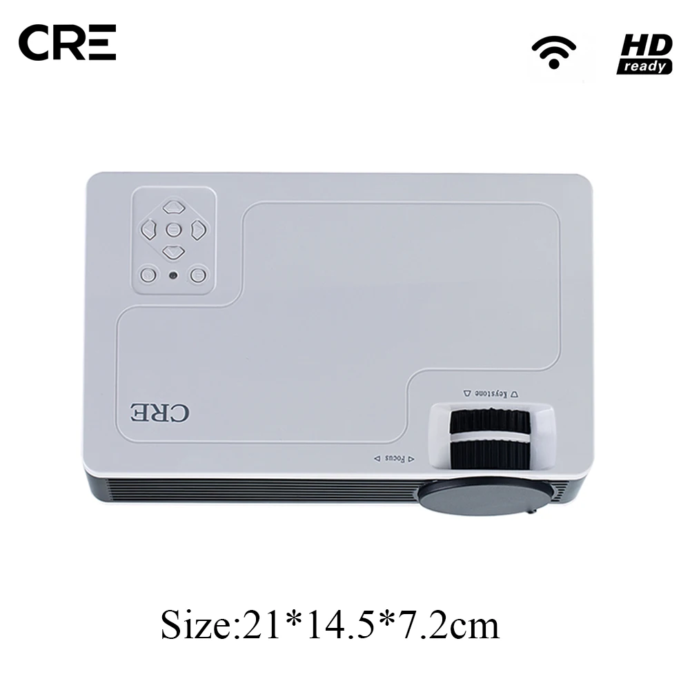 CRE X1600 Мини HD lcd Проектор для домашнего кинотеатра светодио дный android Wi Fi поддержка