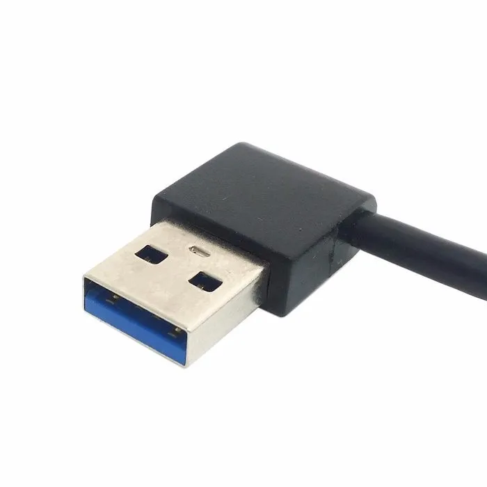 USB3.0 USB 3 0 Тип A входящий штекер 90 градусов влево под углом направо угловой