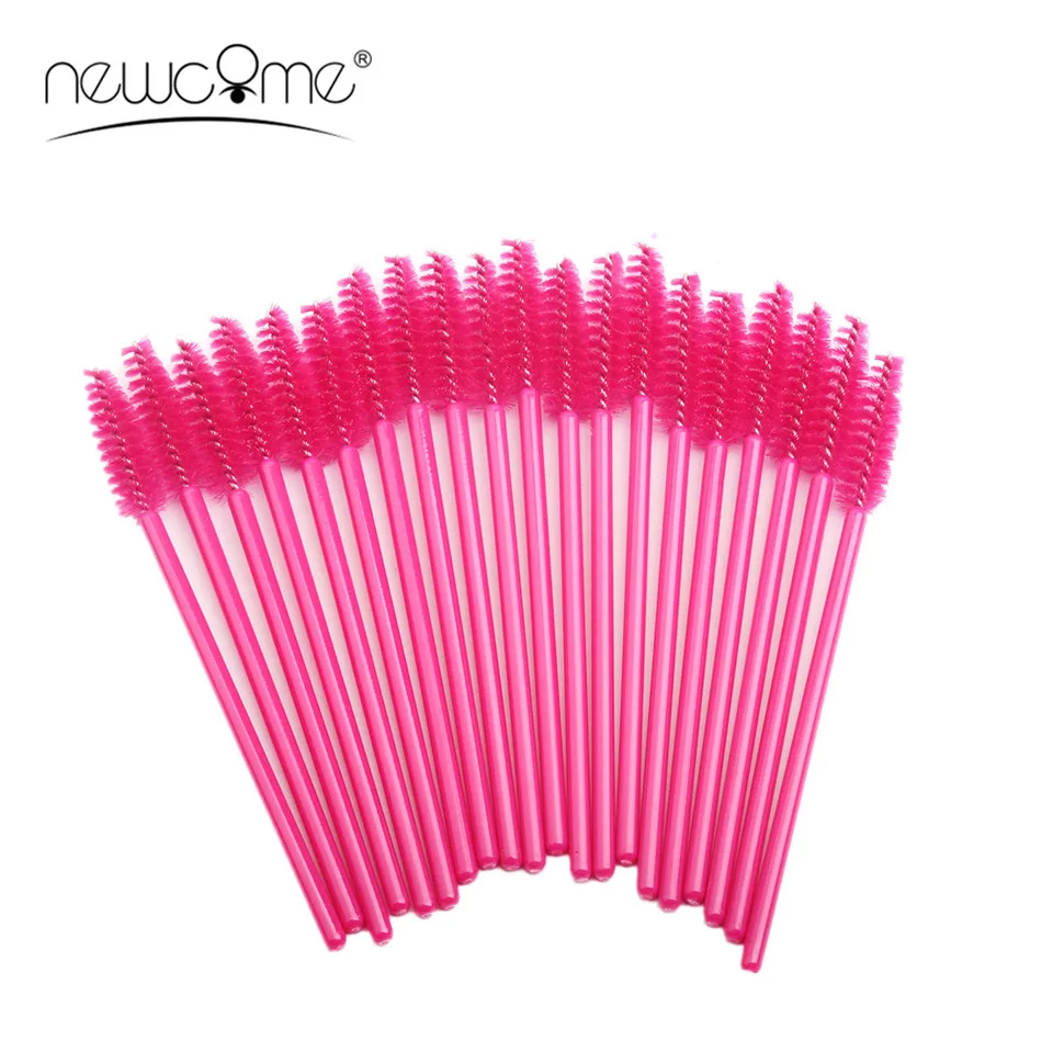 50PCS Eyelashes Brush False Eyelash Brush,Mascara Eyelash Makeup Brush,Mascara Wand Disposable Brushes for 3D Volume Eyelash