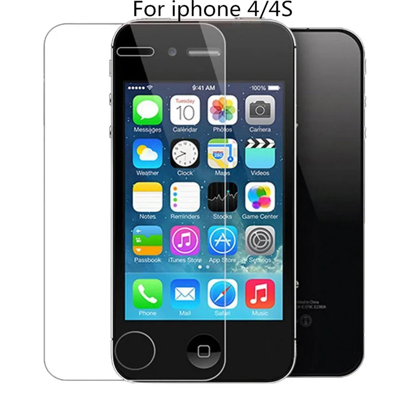 Закаленное стекло для защиты экрана Apple iPhone 4 4S i4 i4S защитная пленка| |