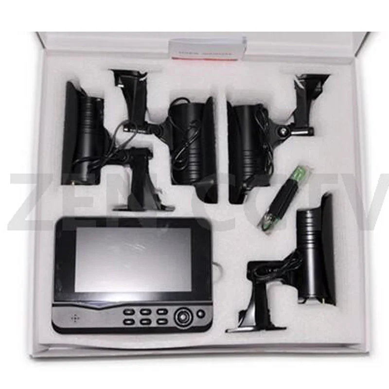 Новый 7 &quotЖК монитор система камер домашней безопасности беспроводной Quad SD