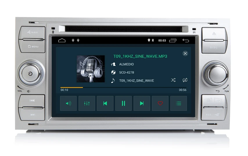 Android 9 0 четырехъядерный автомобильный DVD GPS плеер для FORD FOCUS FIESTA TRANSIT FUSION CONNECT KUGA C-MAX