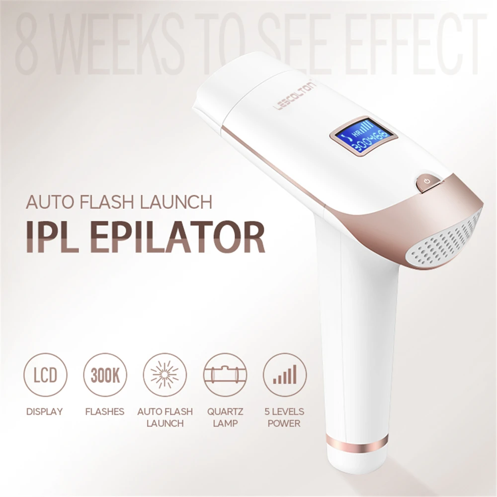 Эпилятор Lescolton IPL Перманентный лазерный эпилятор с ЖК дисплеем домашний триммер