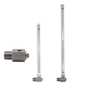 Смотровое стекло 11 и 16 дюймов с переходником-12 дюйма NPT, высокотемпературные пищевые силиконовые шайбы, кварцевая трубка, для домашнего пивоварения, чайника, бочонка