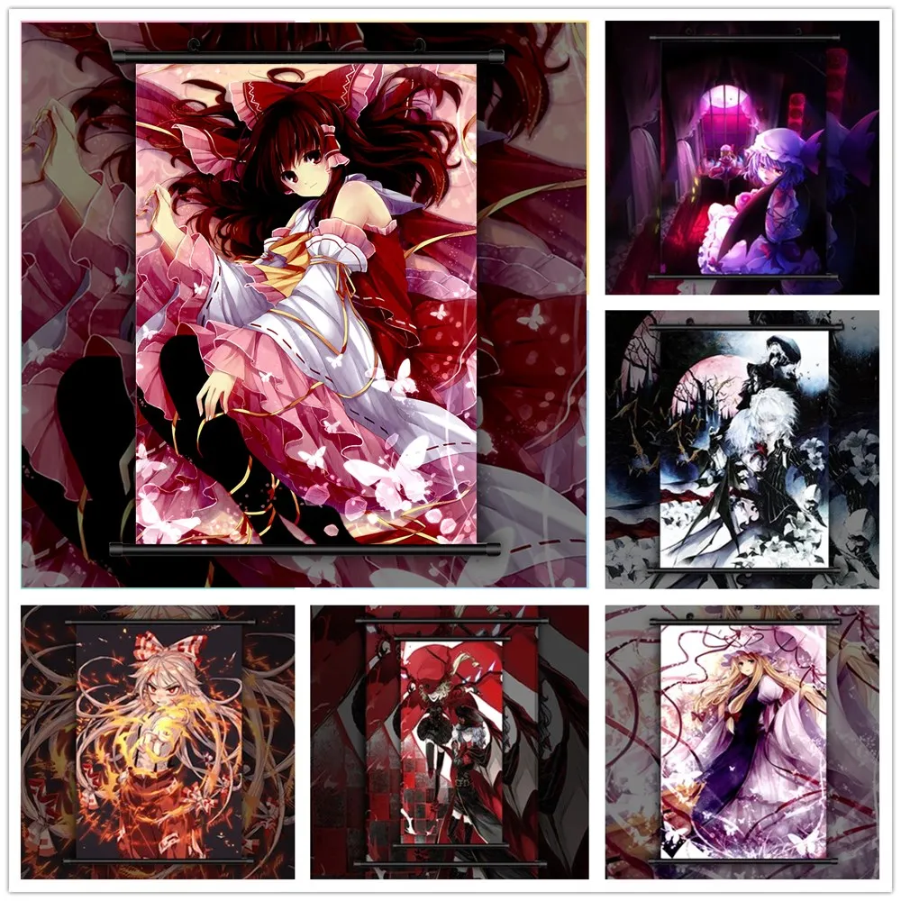 Touhou проект Юкари Якумо Koumajou Densetsu Аниме Манга плакат в рулоне