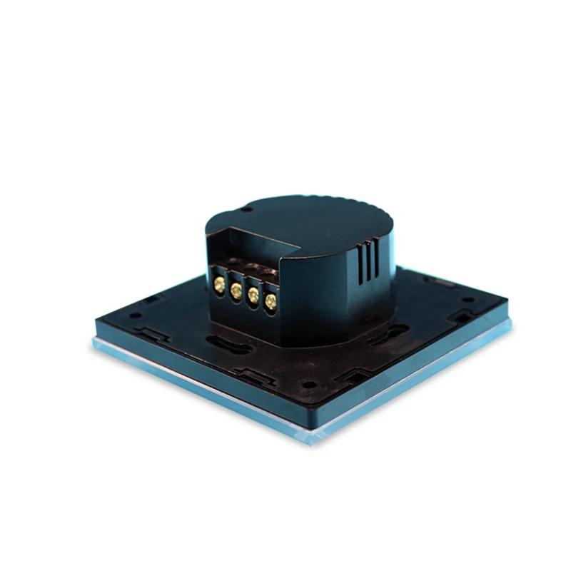 Сенсорный выключатель белая Хрустальная стеклянная панель стандарт ЕС 3 банды 1